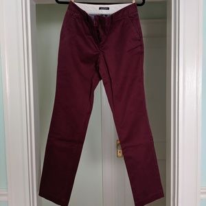 Lands End Mid Rise Straight Leg Pants